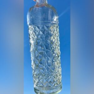 Diamond design  9” bottle